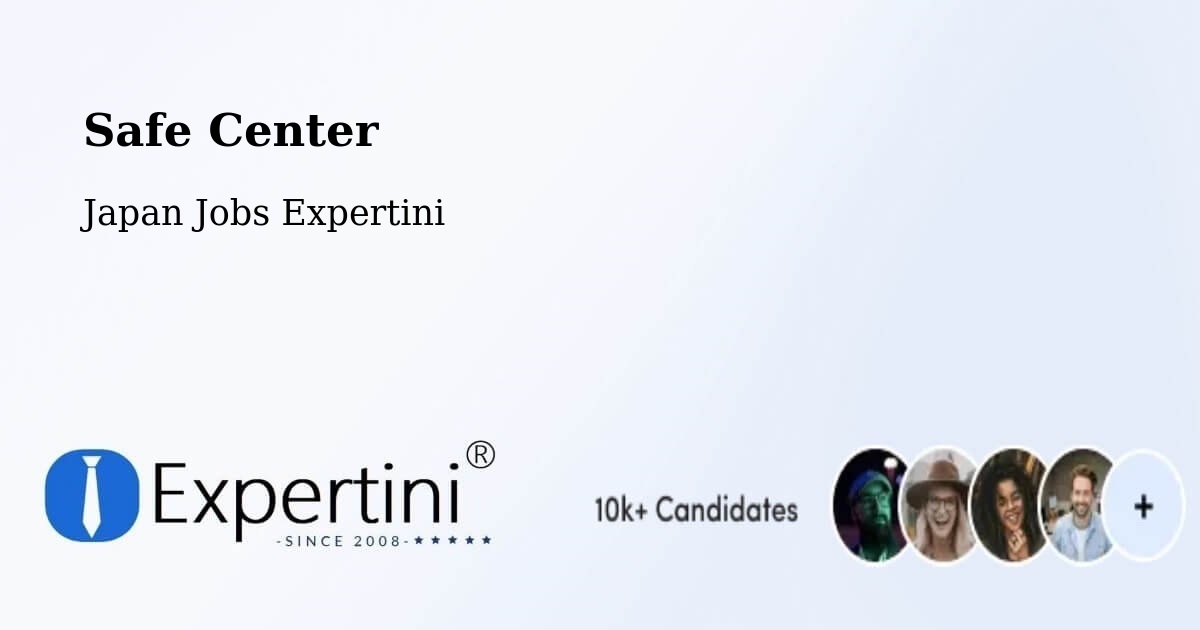Safety Center – Oga Shi - Japan Jobs Expertini